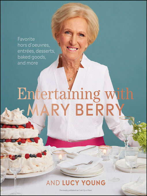 Cover image for Entertaining with Mary Berry